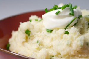 mashed potatoes