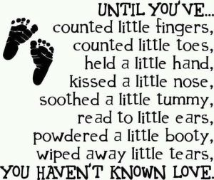 until you've counted fingers and toes