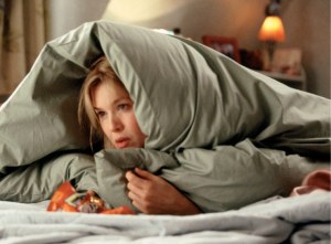 bridget jones with comforter