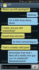 die alone convo with gail